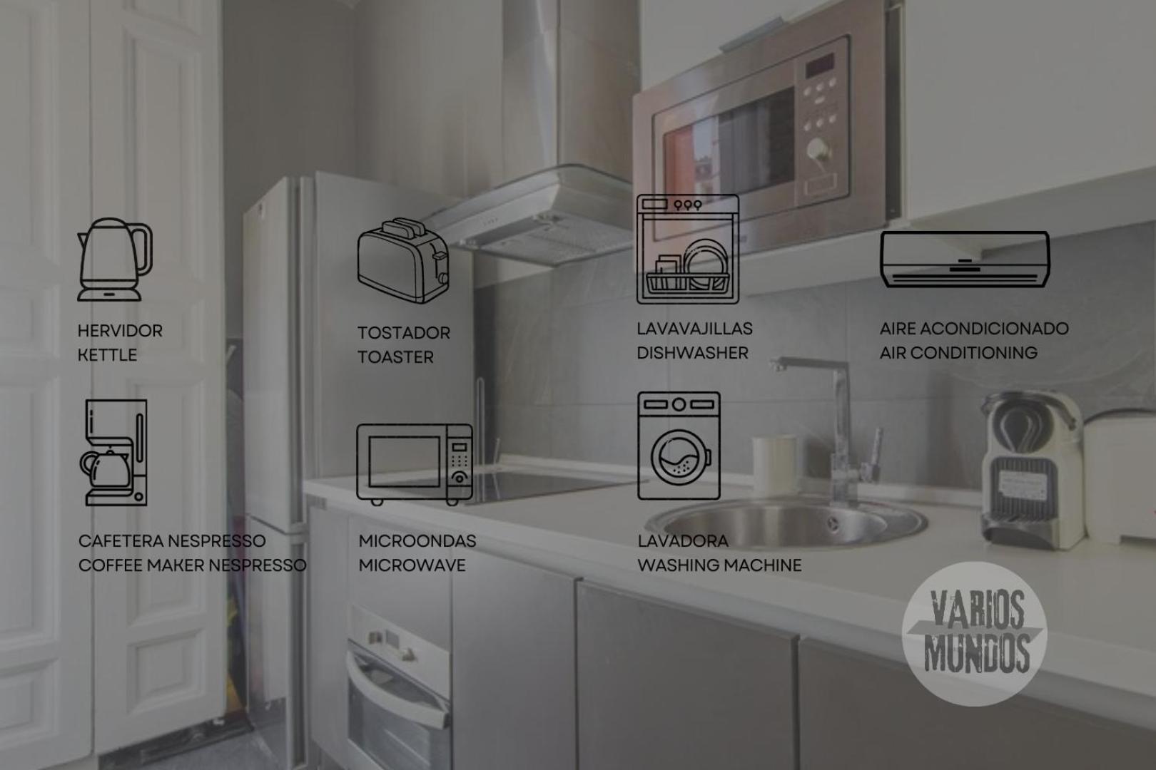 Great Apt Para 6Pax In The Heart Of Madrid Center Exterior foto