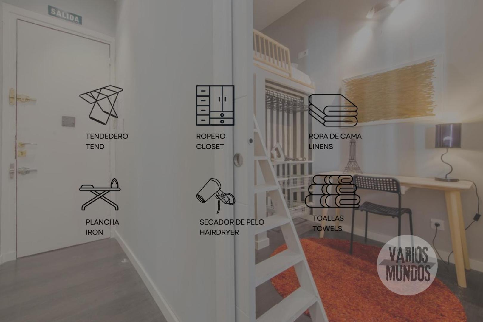 Great Apt Para 6Pax In The Heart Of Madrid Center Exterior foto